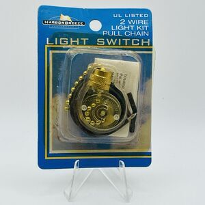 Vintage Harbor Breeze 2 Wire Light Switch
